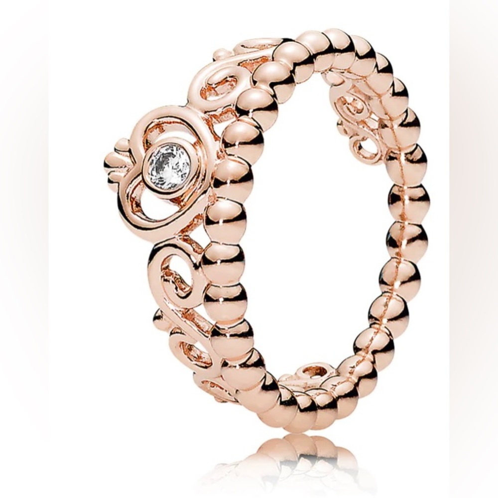 Pandora Princess Tiara Ring (rose gold)